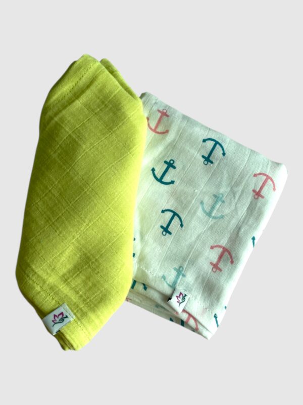 Anchor Drift  & Green Oasis Bath Towels