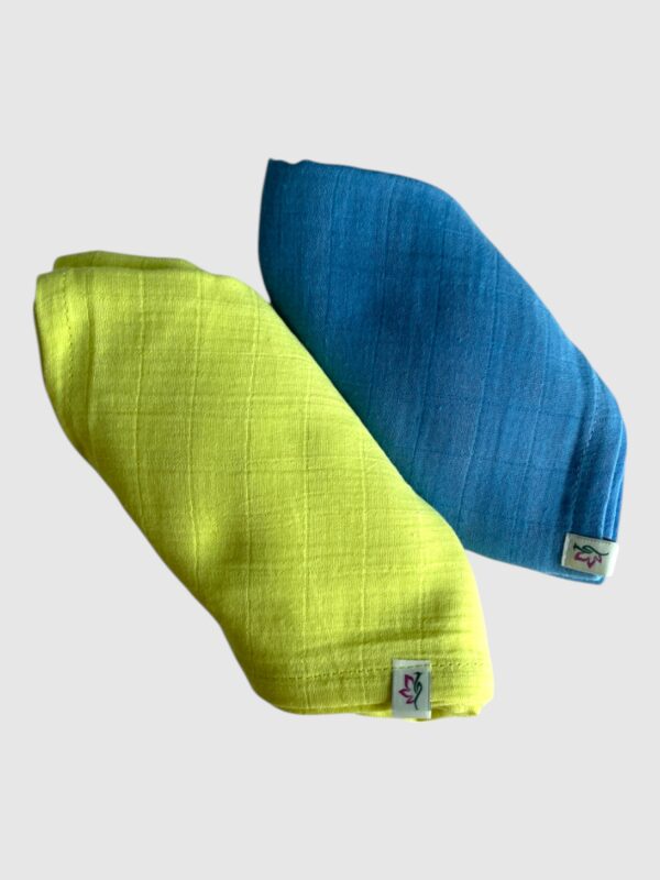 Serene Blue  & Green Oasis Bath Towels