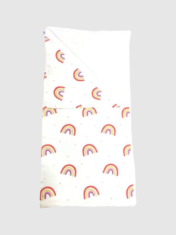 Rainbow Dreams Multilayered Hooded Swaddle