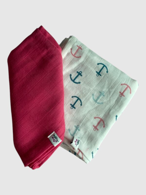 Anchor Drift & Cotton Candy Bath Towels