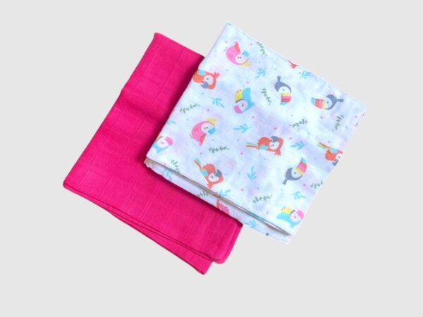 Feathered Friends & Cotton Candy Bath Towels