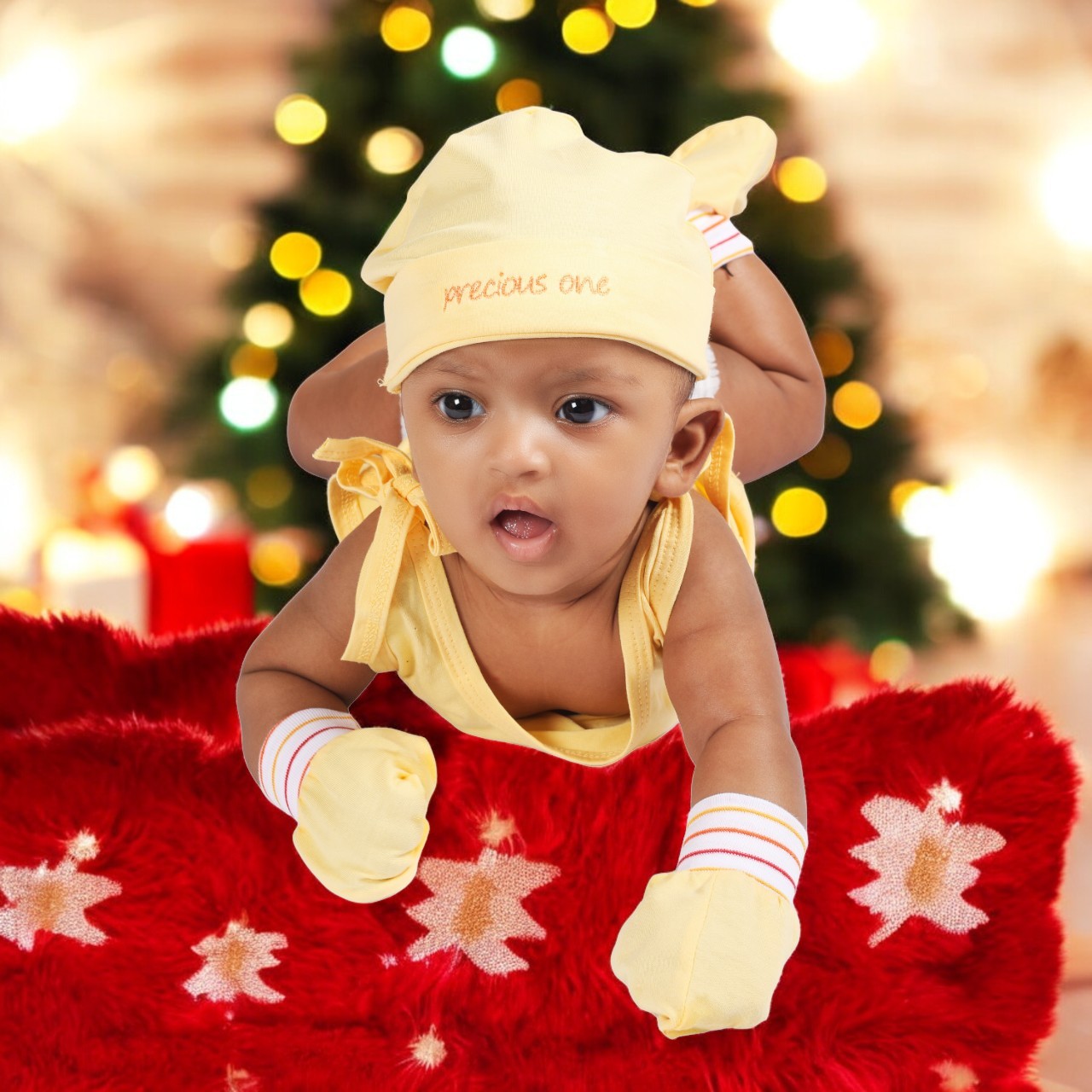 Booties, Mittens & Cap